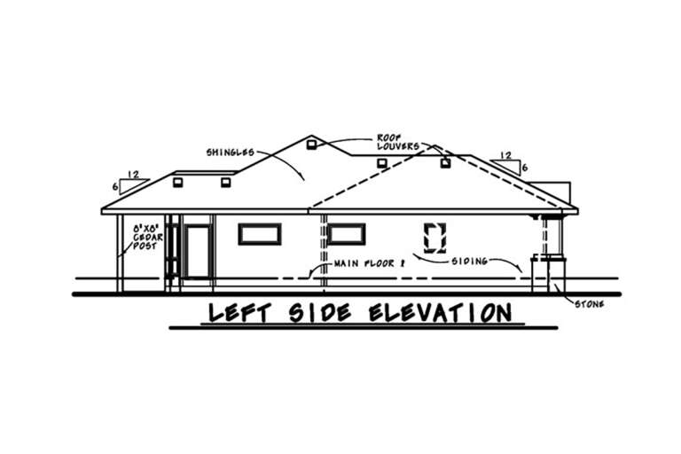 Modern House Plan #402-01781 Elevation Photo