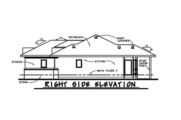 Modern House Plan #402-01781 Elevation Photo