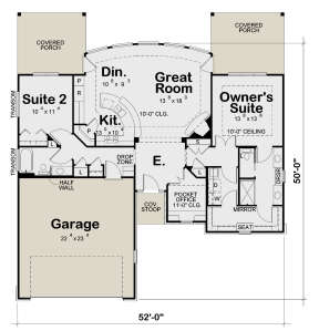 Main Floor  for House Plan #402-01781