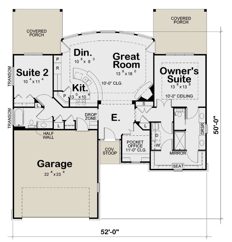 House Plan House Plan #28476 Drawing 1