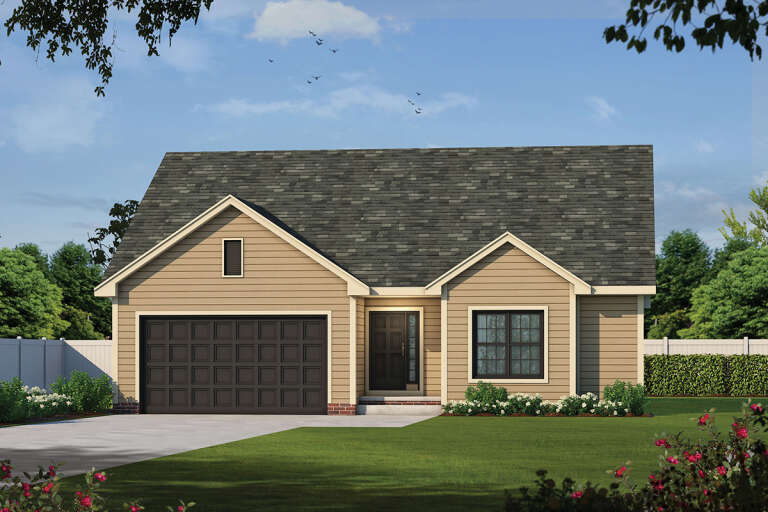 Traditional House Plan #402-01782 Elevation Photo