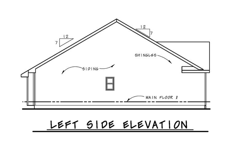 Traditional House Plan #402-01782 Elevation Photo