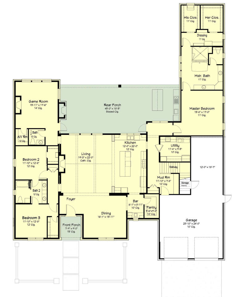 House Plan House Plan #28478 Drawing 1