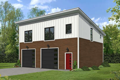 House Plan House Plan #28479 Angled Front Elevation