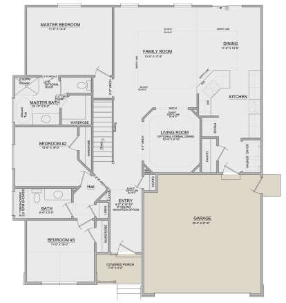 House Plan House Plan #28481 Drawing 1