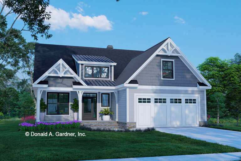 House Plan House Plan #28482 Angled Front Elevation