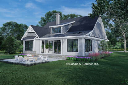 Modern Farmhouse House Plan #2865-00356 Elevation Photo