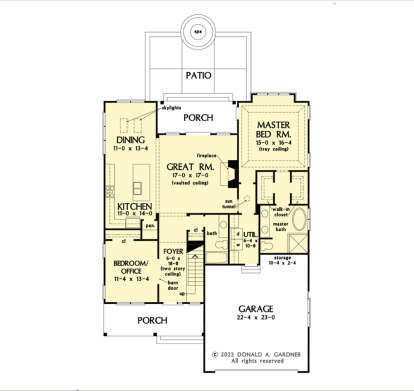 Main Floor  for House Plan #2865-00356