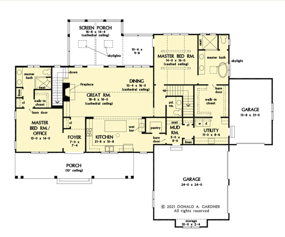 Main Floor  for House Plan #2865-00357
