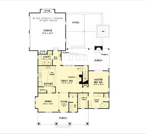 Main Floor  for House Plan #2865-00358