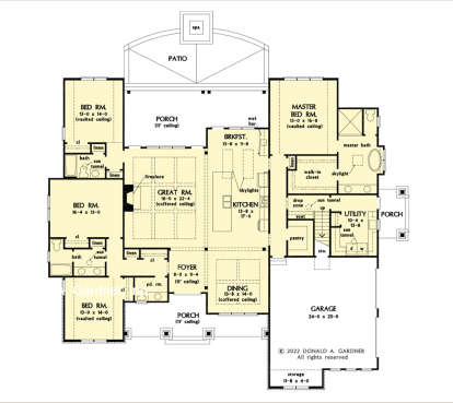 Main Floor  for House Plan #2865-00359