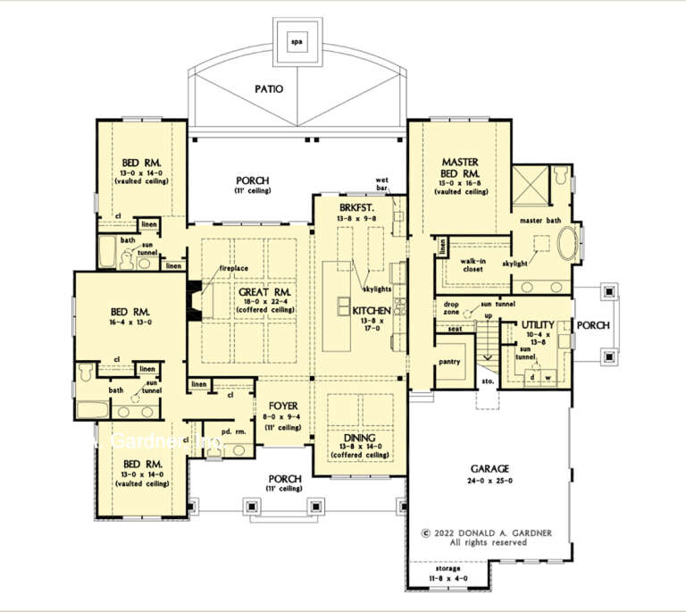 House Plan House Plan #28485 Drawing 1