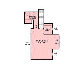 Bonus Room for House Plan #2865-00359