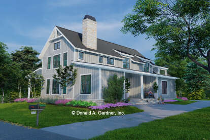 Modern Farmhouse House Plan #2865-00360 Elevation Photo