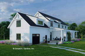 Modern Farmhouse House Plan #2865-00360 Elevation Photo