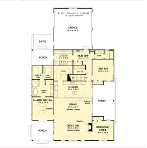 Main Floor  for House Plan #2865-00360