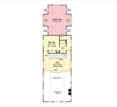 Second Floor for House Plan #2865-00360