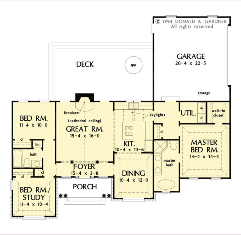 House Plan House Plan #28487 Drawing 1