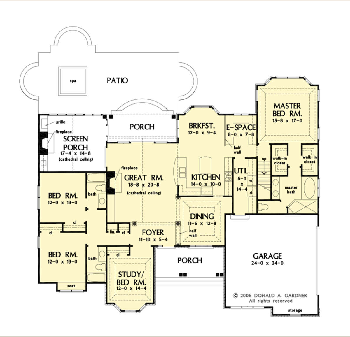 Main Floor  for House Plan #2865-00362