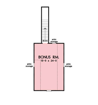 Bonus Room for House Plan #2865-00362