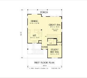 Main Floor  for House Plan #2865-00363