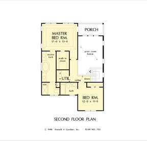 Second Floor for House Plan #2865-00363
