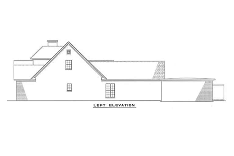 Traditional House Plan #110-00033 Elevation Photo