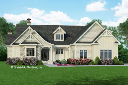 Craftsman House Plan #2865-00365 Elevation Photo