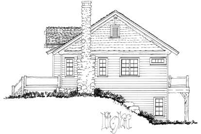 Cottage House Plan #1907-00062 Elevation Photo