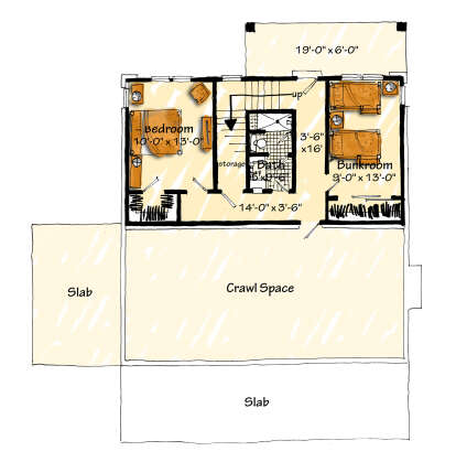 Basement for House Plan #1907-00062