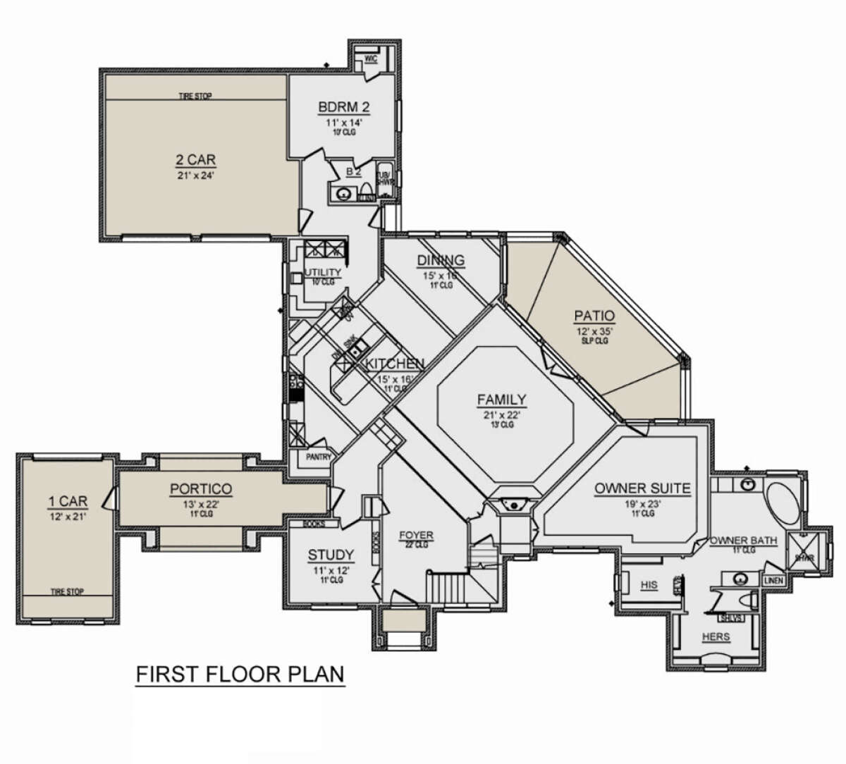 Main Floor  for House Plan #5445-00485