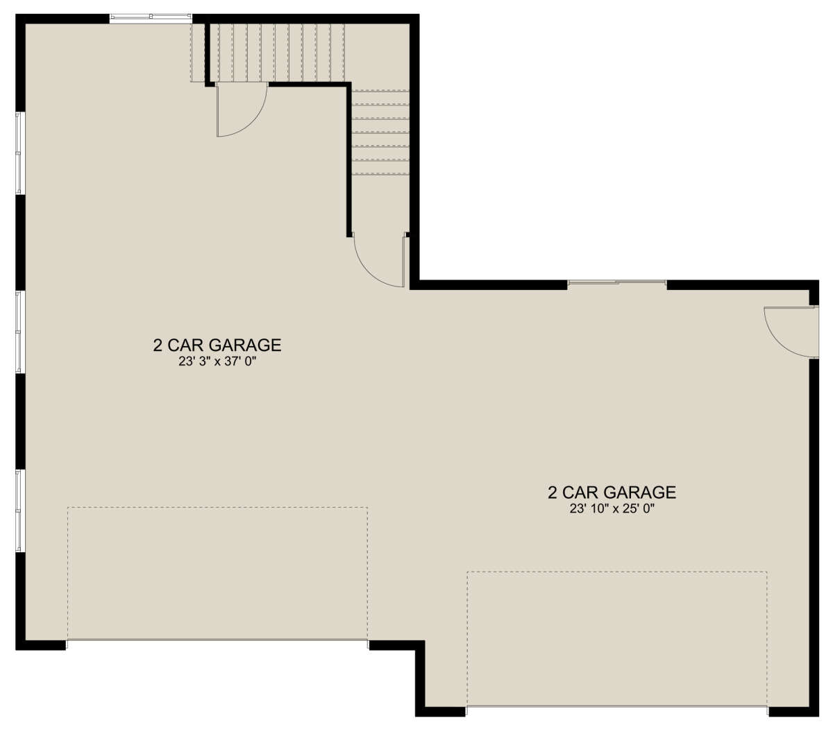 Garage Floor for House Plan #2802-00192