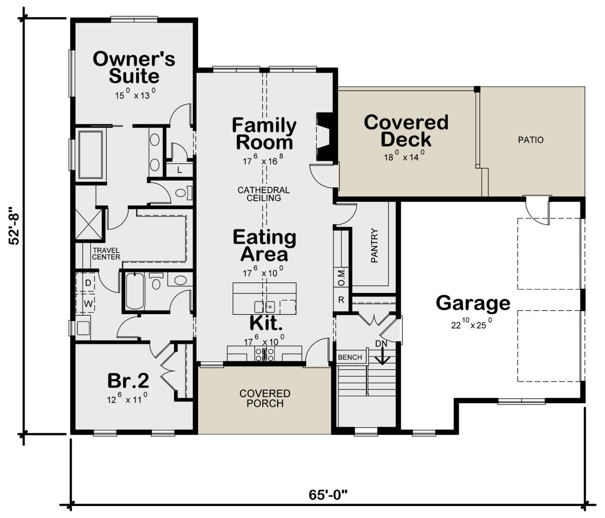 Main Floor  for House Plan #402-01783