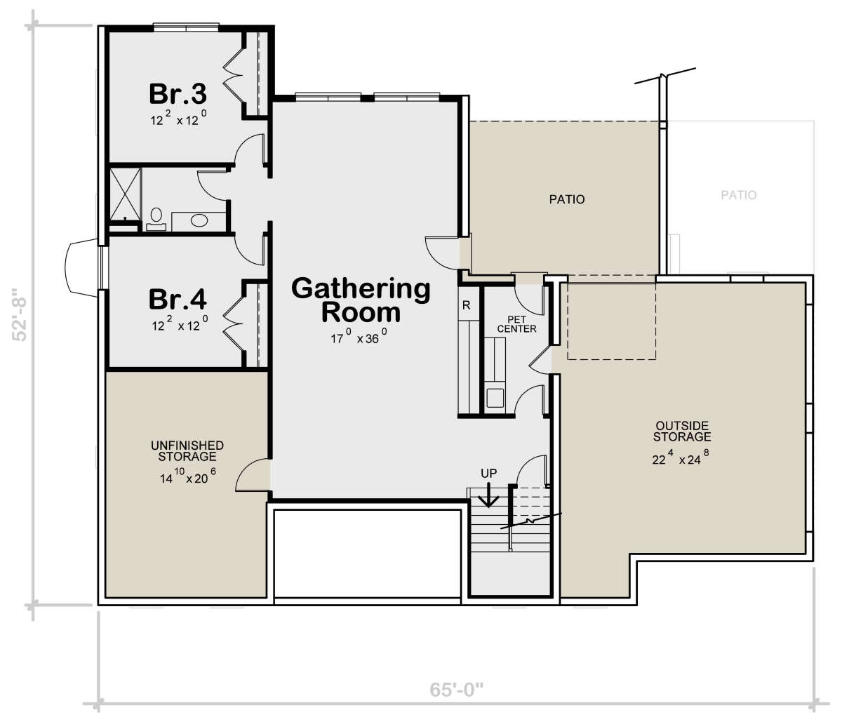 Basement for House Plan #402-01783