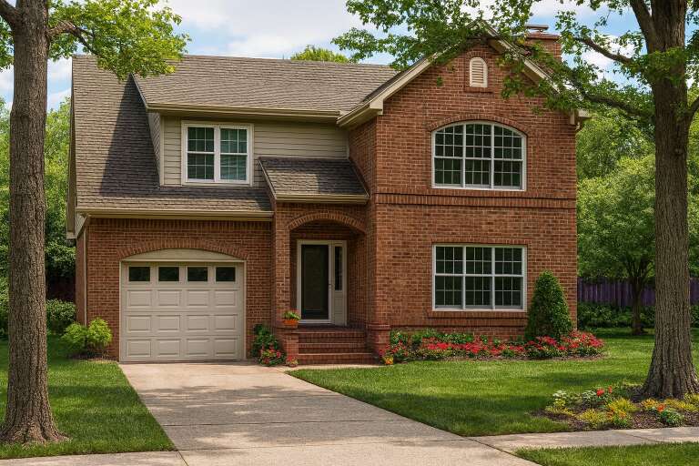 House Plan House Plan #2850 Angled Front Elevation