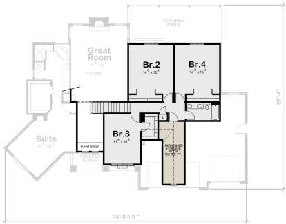 Second Floor for House Plan #402-01784