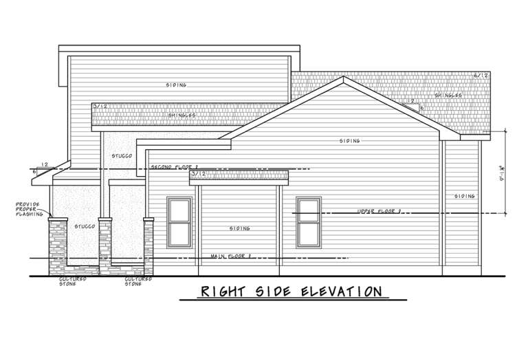 Contemporary House Plan #402-01785 Elevation Photo