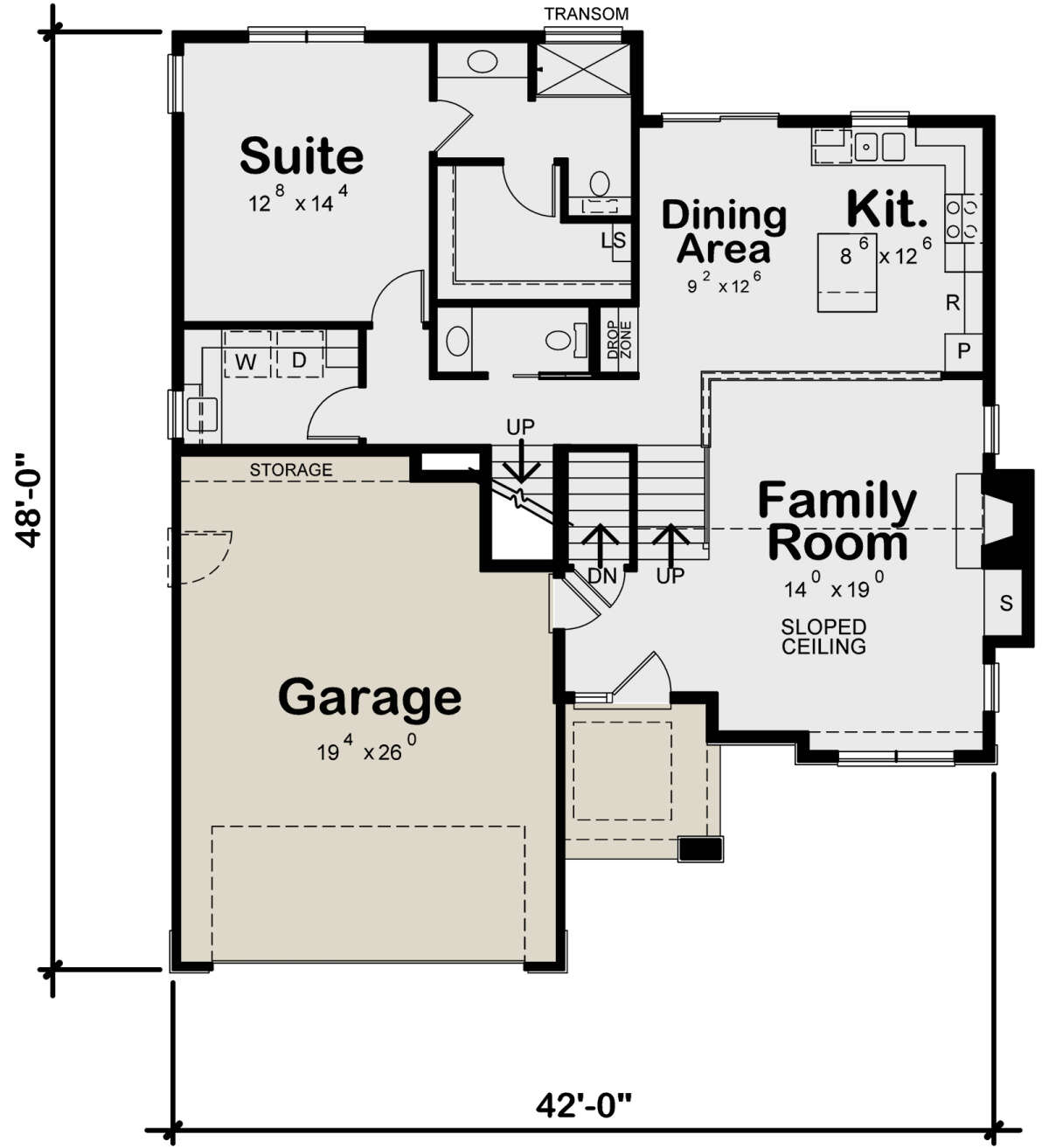 Main Floor  for House Plan #402-01785