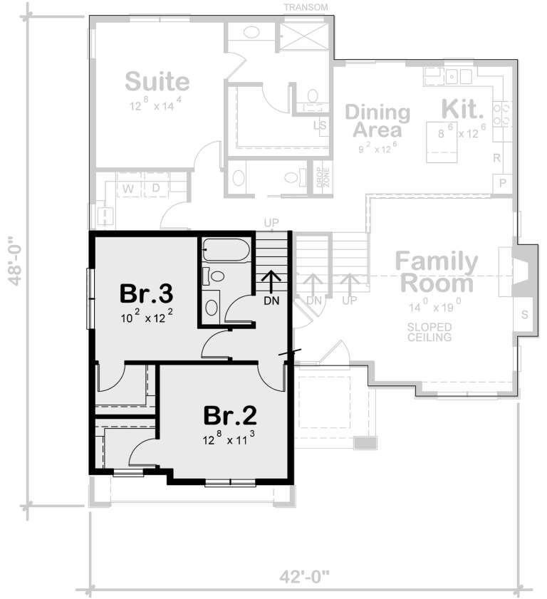 Contemporary Plan - 1,649 Square Feet, 3 Bedrooms, 2.5 Bathrooms ...