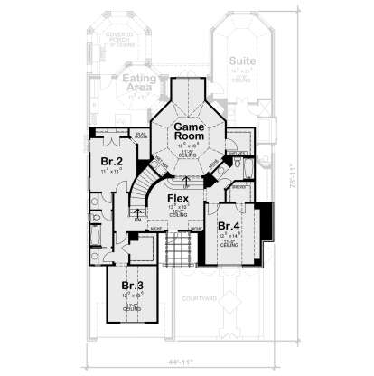 House Plan House Plan #28502 Drawing 2
