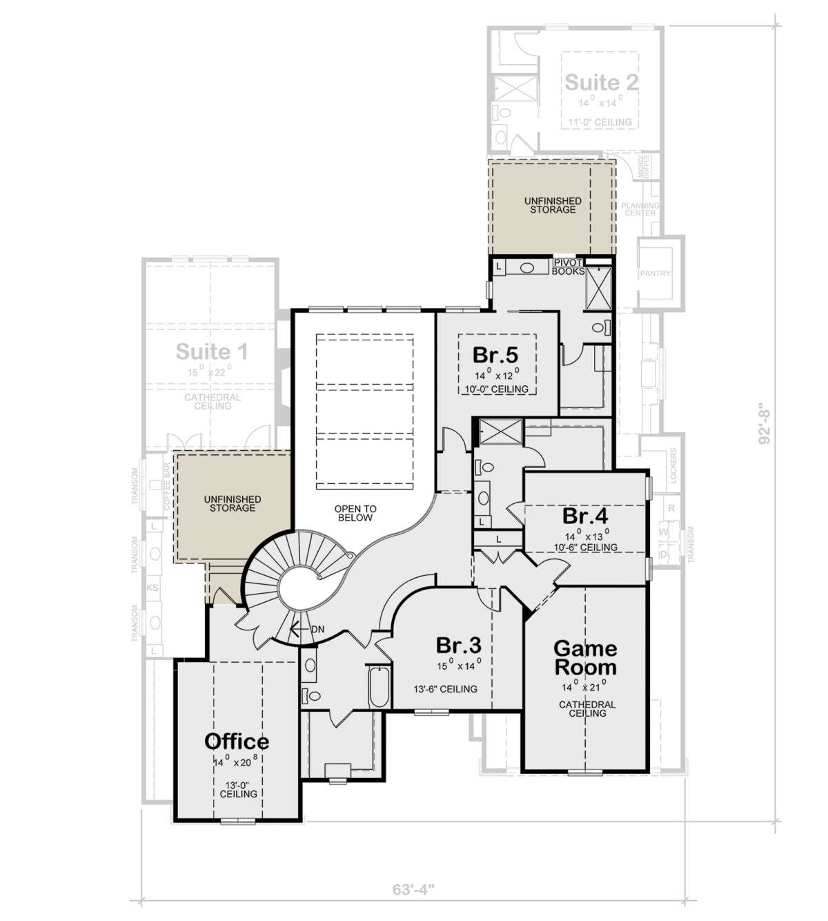Floorplan 2 for House Plan #402-01787