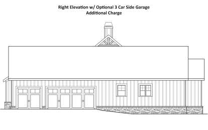 Modern Farmhouse House Plan #009-00325 Elevation Photo
