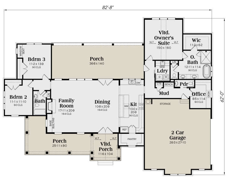 House Plan House Plan #28504 Drawing 1