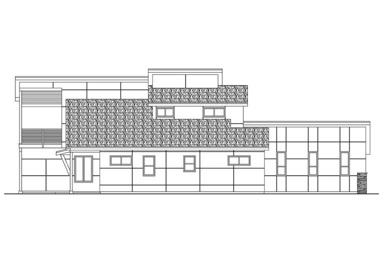 Contemporary House Plan #035-01046 Elevation Photo