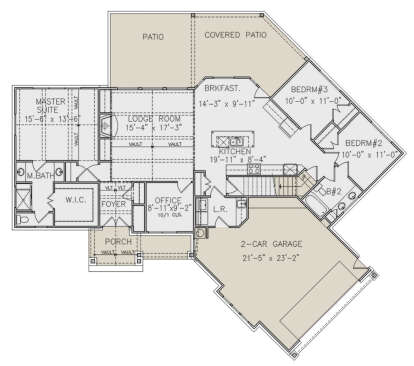 House Plan House Plan #28506 Drawing 1