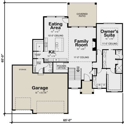 Main Floor  for House Plan #402-01789