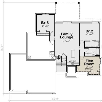 Basement for House Plan #402-01789