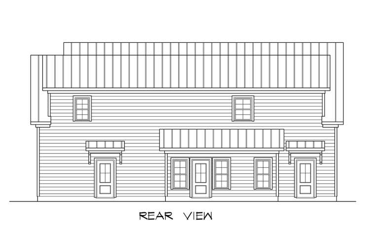 Craftsman House Plan #6082-00218 Elevation Photo