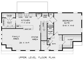 Second Floor for House Plan #6082-00218