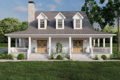 Modern Farmhouse House Plan #8318-00325 Elevation Photo